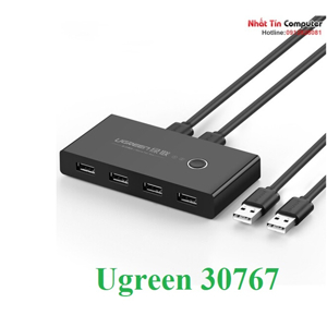 Bộ chia sẻ máy in USB 2.0 từ 4 thiết bị vào 2 máy tính Ugreen 30767