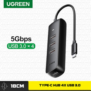 Bộ chia Type C 4 cổng USB 3.0 Ugreen 10916