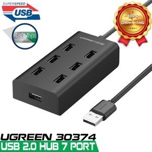 Bộ chia USB 2.0 7 cổng Ugreen 30374