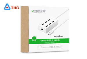 Bộ chia USB 2.0 ra 7 cổng Ugreen 30370