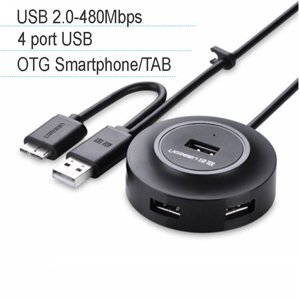 Bộ chia USB 2.0 Ugreen 20275 - 4 cổng