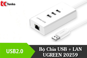 Bộ chia 3 cổng USB Ugreen 20259