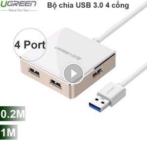 Bộ chia USB 3.0 4 cổng Ugreen 20783