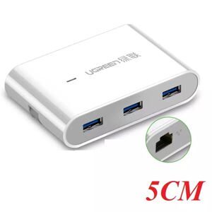 Bộ chia USB 3.0 kèm cổng Lan RJ45 Ugreen 30280