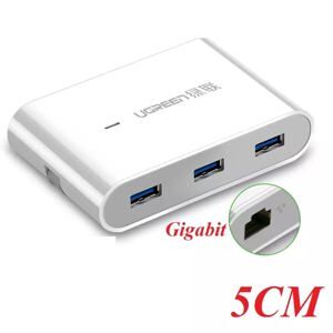 Bộ chia USB 3.0 kèm cổng Lan RJ45 Ugreen 30281