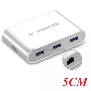 Bộ chia USB 3.0 kèm cổng Lan RJ45 Ugreen 30280