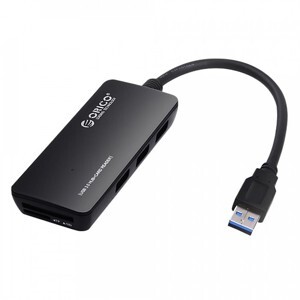 Bộ chia USB 3.0 tích hợp thẻ nhớ Orico H3TS-U3