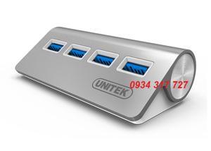 Bộ chia USB 4 cổng USB 3.0 Aluminium Unitek Y-3186