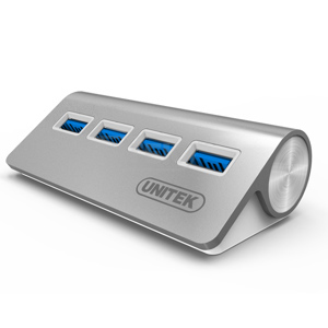Bộ chia USB 4 cổng USB 3.0 Aluminium Unitek Y-3186