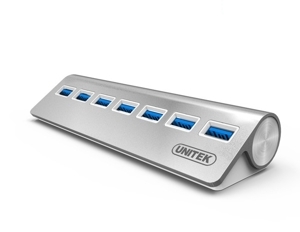 Bộ chia USB 7 cổng USB 3.0 Aluminium Unitek Y-3187