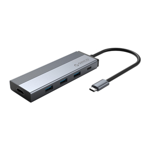 Bộ chia USB HUB 5 trong 1 type C ORICO 5SXH-GY