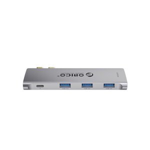 Bộ chia USB HUB 5 trong 1 type C ORICO 2CT-5H-GY
