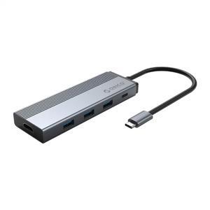 Bộ chia USB HUB 5 trong 1 type C ORICO 5SXA-GY