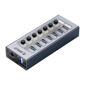 Bộ chia USB HUB 7 cổng ORICO AT2U3-7AB-GY