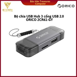 Bộ chia USB HUB tích hợp đầu đọc thẻ nhớ ORICO 2CR61