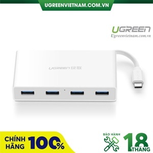 Bộ chia USB type C ra 4 cổng USB 3.0 - UGREEN 30278