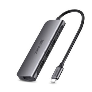 Bộ chia USB Type-C ra 4 cổng USB 3.0 hỗ trợ USB-C cấp nguồn Ugreen 50980