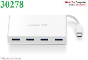 Bộ chia USB type C ra 4 cổng USB 3.0 - UGREEN 30278