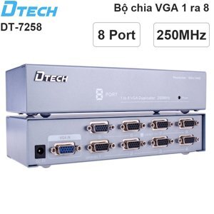 Bộ chia VGA 1 ra 8 Dtech DT-7258