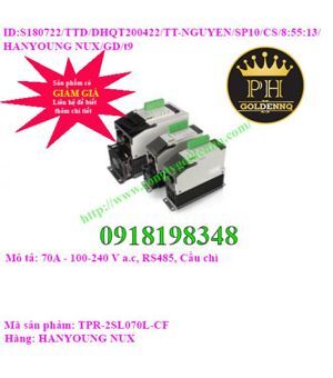 Bộ chỉnh lưu Hanyoung TPR-2SL070L-CF