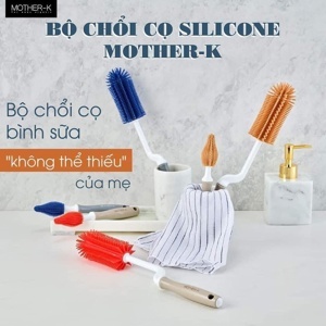 Bộ chổi cọ bình sữa silicone Mother-K