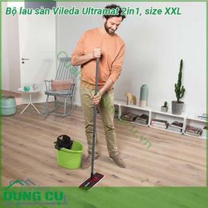 Bộ chổi và chậu lau nhà Vileda Ultramat