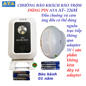 Bộ chuông báo khách hồng ngoại ATA AT-226M