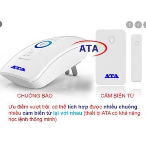 Bộ chuông cửa từ báo khách báo trộm ATA AT-332