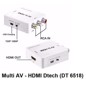 Bộ chuyển AV to HDMI Dtech DT-6518