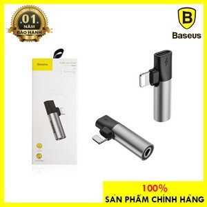 Bộ chuyển cổng Lightning sang Audio 3.5mm + Lightning Baseus L43