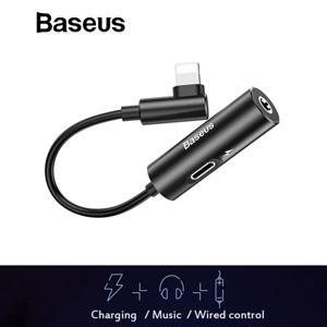 Bộ chuyển cổng Lightning sang Audio 3.5mm + Lightning Baseus L42