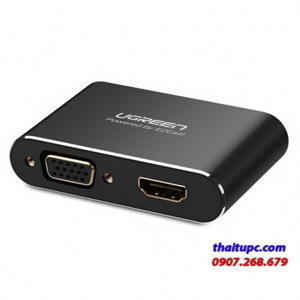 Bộ chuyển đa năng USB ra HDMI&VGA Ugreen 30963