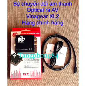 Bộ chuyển đổi âm thanh Optical ra AV Vinagear XL2