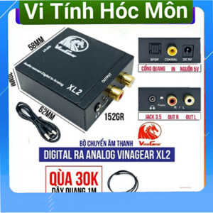 Bộ chuyển đổi âm thanh Optical ra AV Vinagear XL2