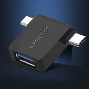 Bộ chuyển đổi C to USB 3.0 Micro USB + USB Ugreen 30453