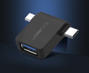 Bộ chuyển đổi C to USB 3.0 Micro USB + USB Ugreen 30453