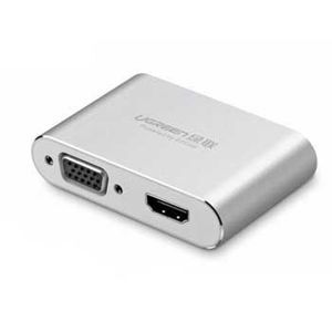 Bộ chuyển đổi cổng đa năng HDMI + VGA cho điện thoại, máy tính bảng Ugreen UG-30522