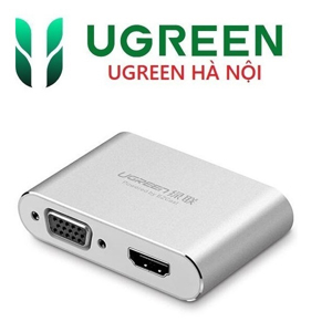 Bộ chuyển đổi cổng đa năng HDMI + VGA cho điện thoại, máy tính bảng Ugreen UG-30522