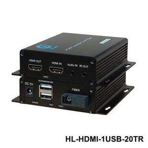 Bộ chuyển đổi HDMI quang HOLINK HL-HDMI-1USB-20T/R