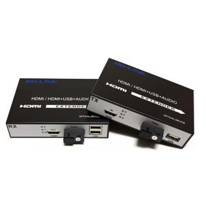 Bộ chuyển đổi HDMI sang quang có cổng USB HL-HDMI-1USB-SC-20T/R