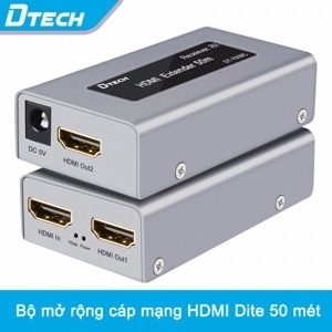 Bộ chuyển đổi HDMI to LAN 60M Dtech DT-7009C