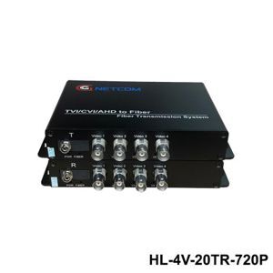 Bộ chuyển đổi quang 4 kênh cho camera HL-4V-20T/R-720/960P