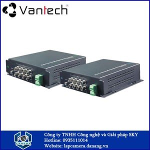 Bộ chuyển đổi quang 8 kênh Vantech VPF-08A