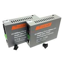 Bộ chuyển đổi quang điện 1 sợi quang 10/100 Converter NETLINK HTB-3100 A/B