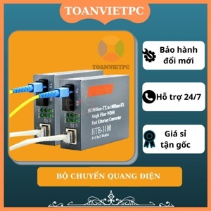 Bộ chuyển đổi quang điện 1 sợi quang 10/100 Converter NETLINK HTB-3100 A/B