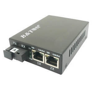 Bộ chuyển đổi quang điện Media Converter Unmanaged Fiber Switch BTON BT-912SM-20
