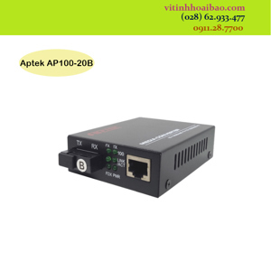 Bộ Chuyển đổi quang điện Media Converter APTEK AP100-20B