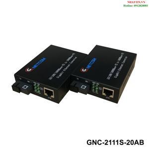 Bộ chuyển đổi quang điện1 sợi GNC-2111S-20A/B