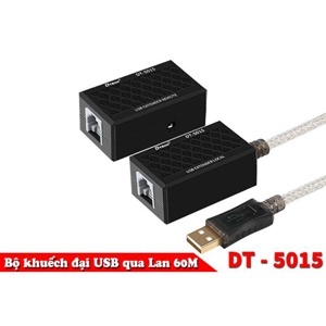 Bộ chuyển đổi USB sang RJ45 Dtech DT-5015