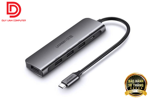 Bộ chuyển đổi USB Type C sang 4 USB Ugreen 50979